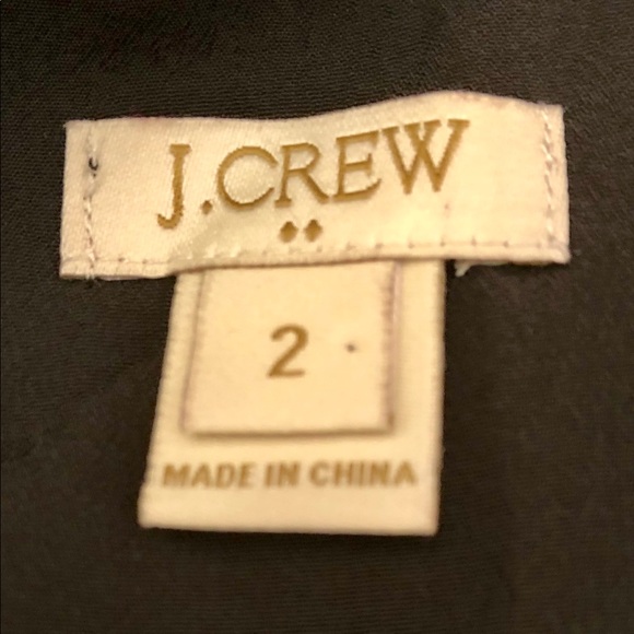 J Crew Button Front Black Sleeveless Blouse Sz 2 - Picture 6 of 6